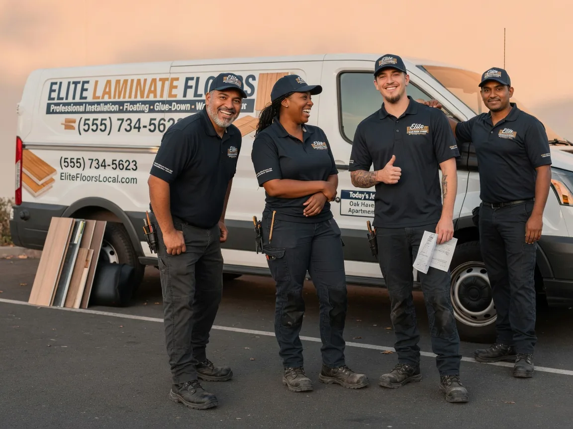 Laminate flooring installation company in Burkett, TX